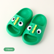 Funny series Q-elastic soft children's slippers (green 170mm