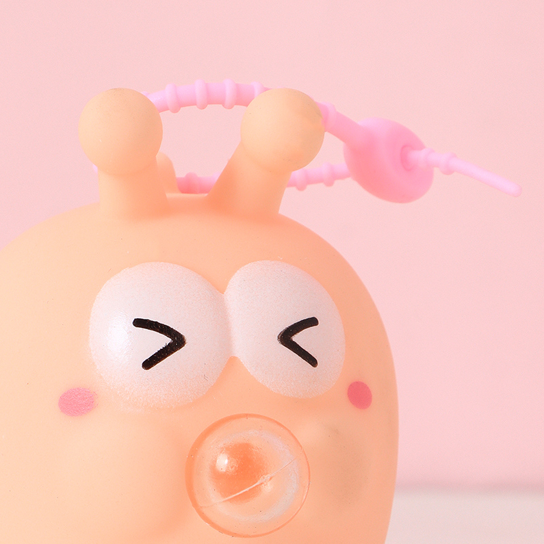 Relieve stress by blowing bubbles and playing with them