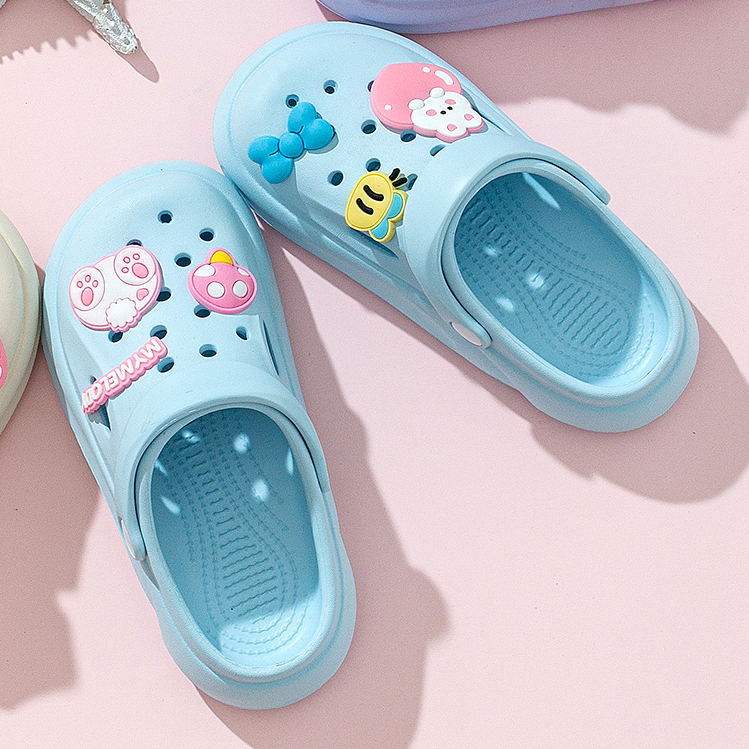 Cute series Soft and comfortable children's garden shoes (li
