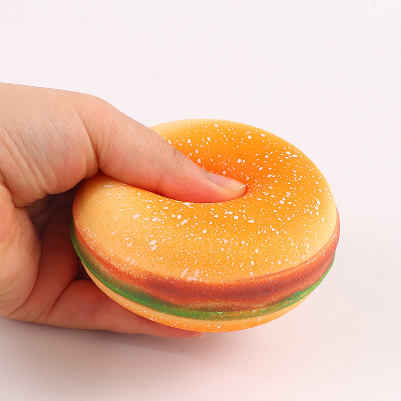 Hamburger Squeezing Toy