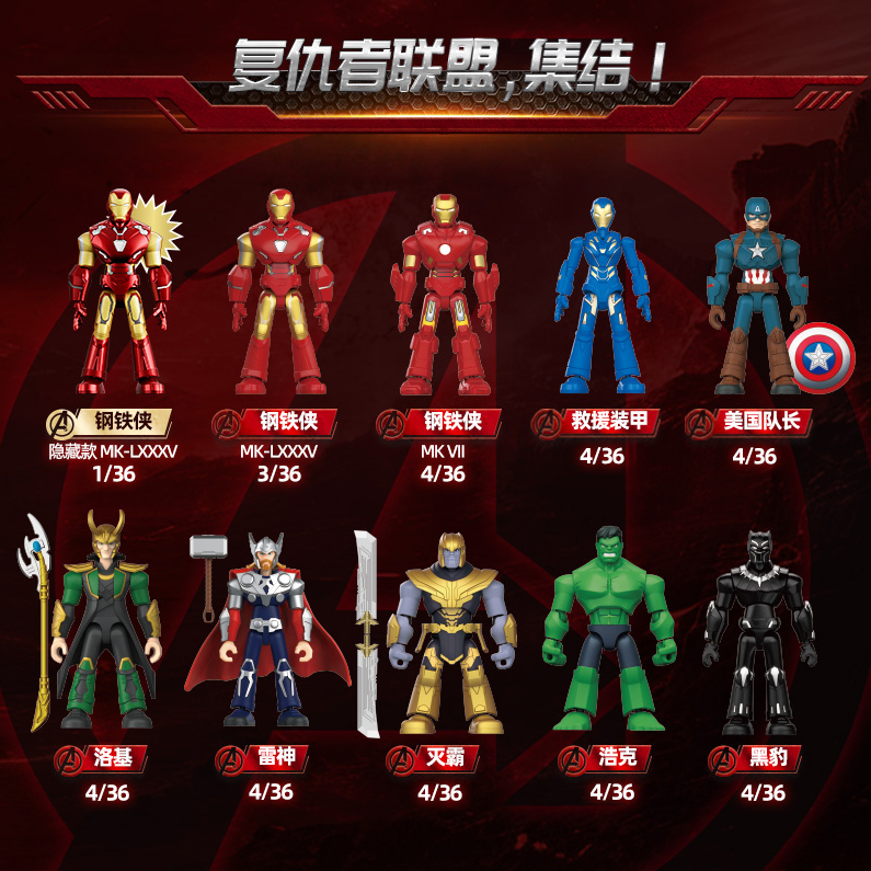 The first installment of the Marvel Heroes Star Edition - Super Alliance