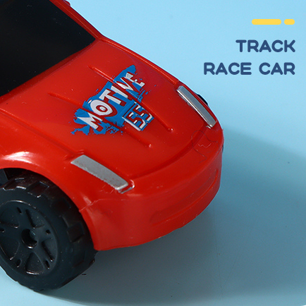 Track Race Car Building Block 76PCS (2 Cars)