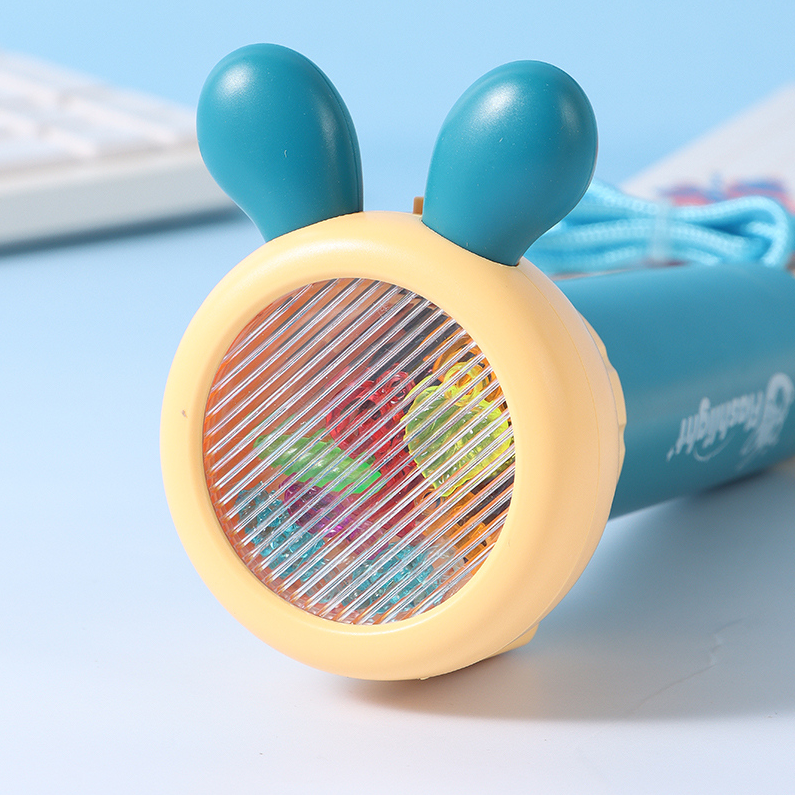Funny colorful light kaleidoscope