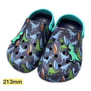 Fun cartoon printed Crocs for Kids 213mm (blue)