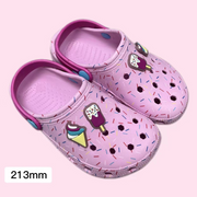 Fun cartoon Printed Crocs for Kids 213mm(pink)