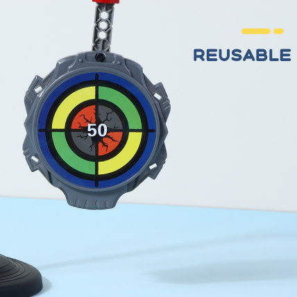 Rotary Revolver Soft Bullet Gun Toy (2-in-1 Three Targets)