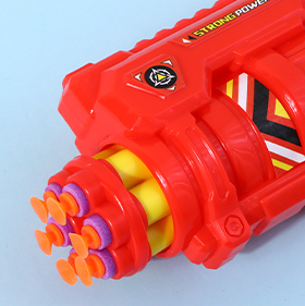 Rotary Revolver Soft Bullet Gun Toy (2-in-1 Single Target)