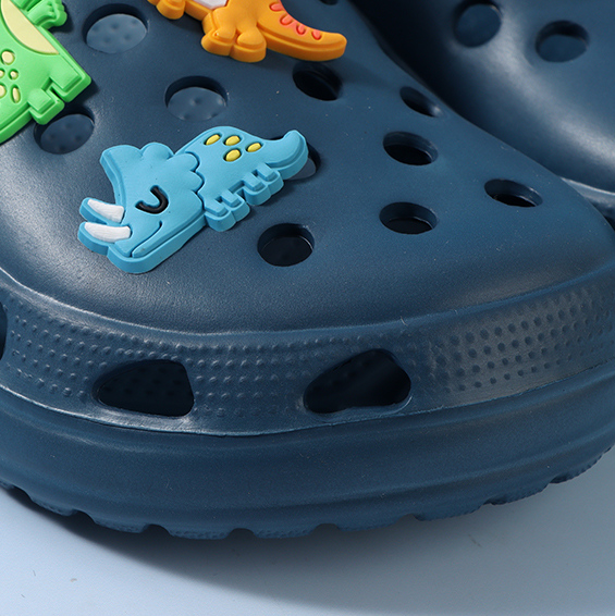 Classic fashion children Crocs 35-36 size (Navy blue)
