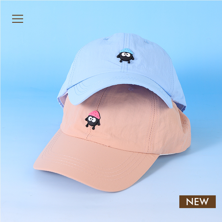 Cartoon Small Briquettes Quick-drying Baseball Cap for Kids