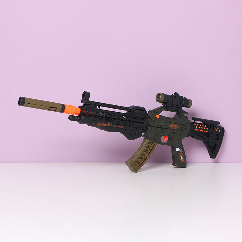 Assemble puzzle sound and light gun