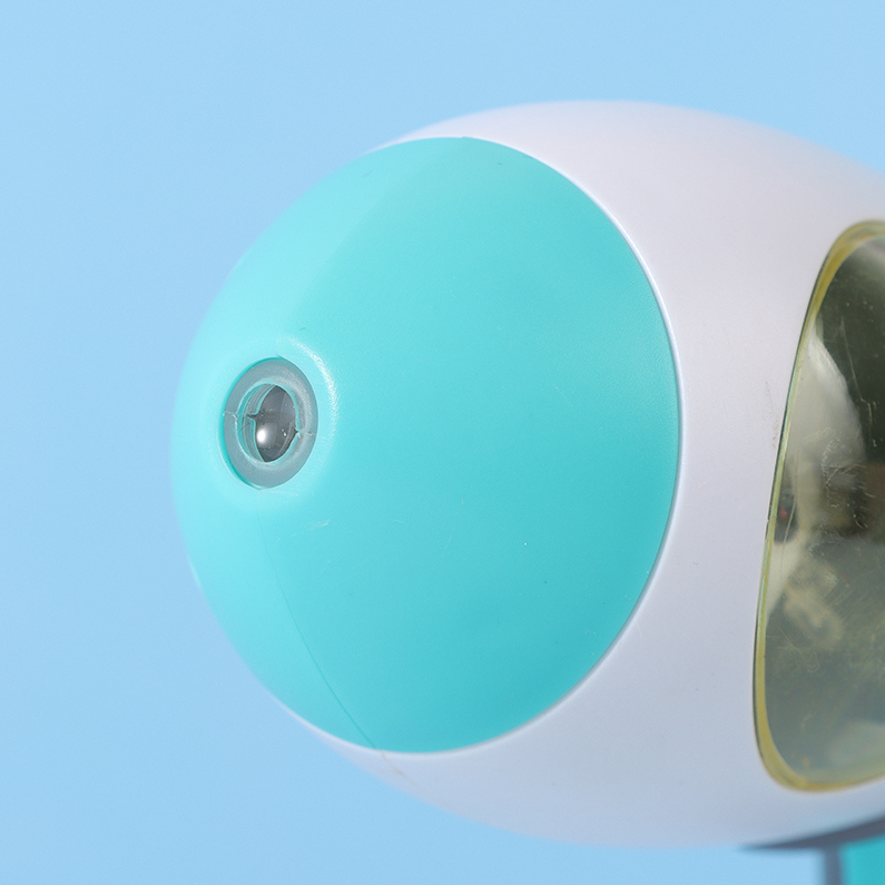 Acousto-optic electric gun for space projection