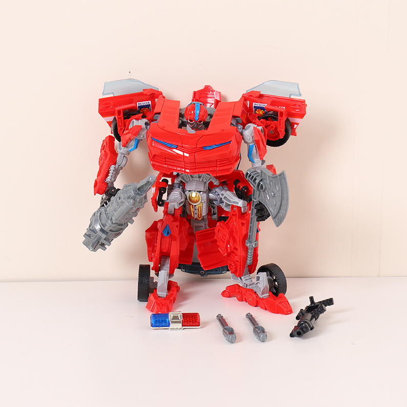 An 8.5 "Giant Cop shape-shifting toy