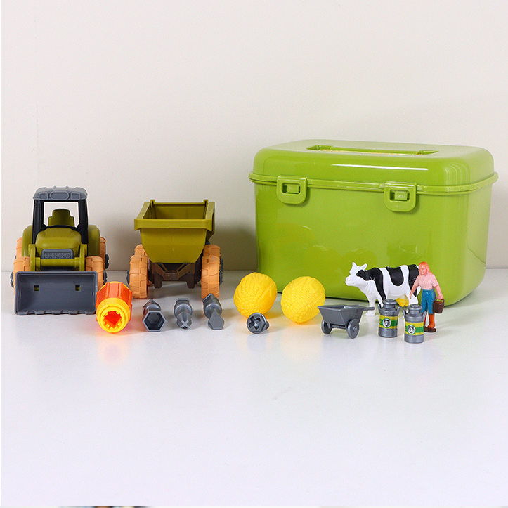 Detachable Farm Truck Carrying Grain Toy Set