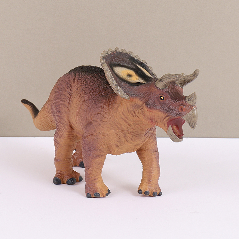 Electric Vinyl Cotton StuffedTriceratops Toy with Sound