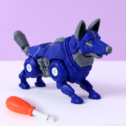 Assembled Blue Shepherd Dog Toy