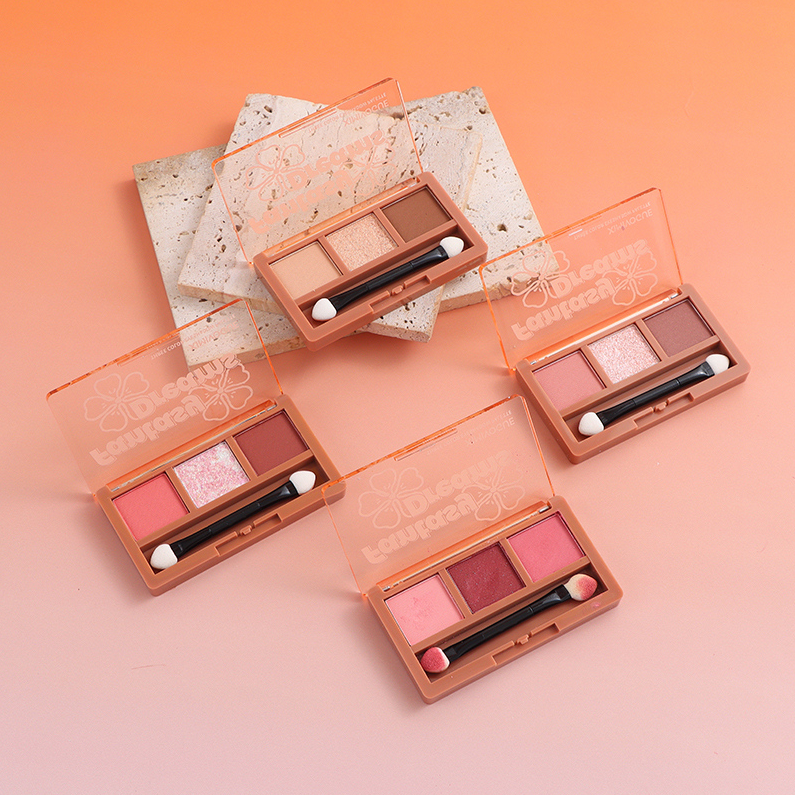 Phantom Dream Three-Color Eyeshadow Palette 1# Caramel Latte Palette