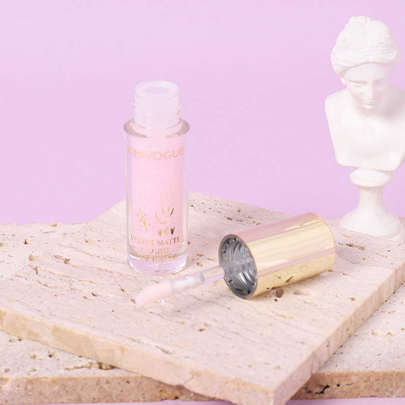 XIMIVOGUE Liquid High-Gloss Eyeshadow 01 Sweet Peach Cherry Blossom