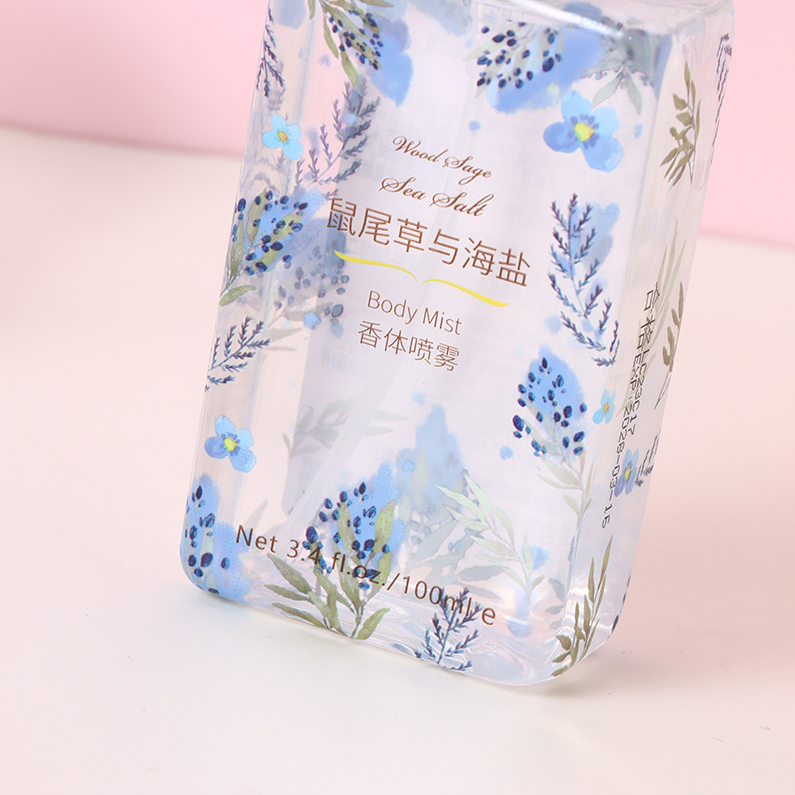 Sage and sea salt scented body spray