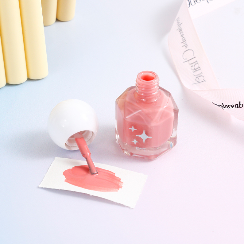 Star Diamond girl tear nail polish 03 coral powder