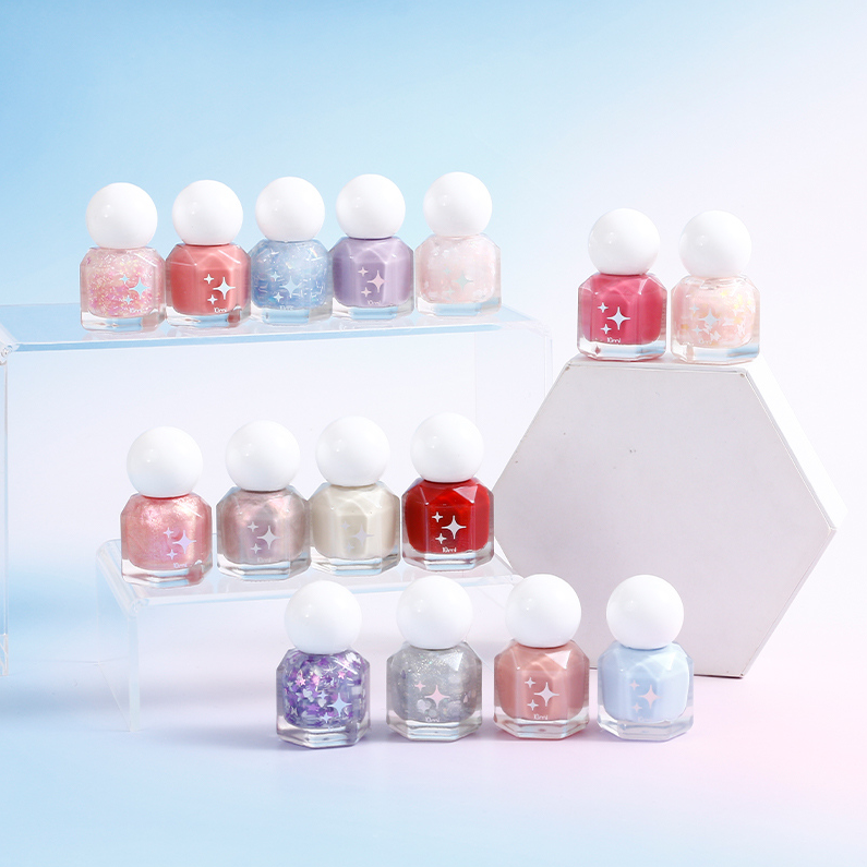 Star Diamond girl tear nail polish 03 coral powder