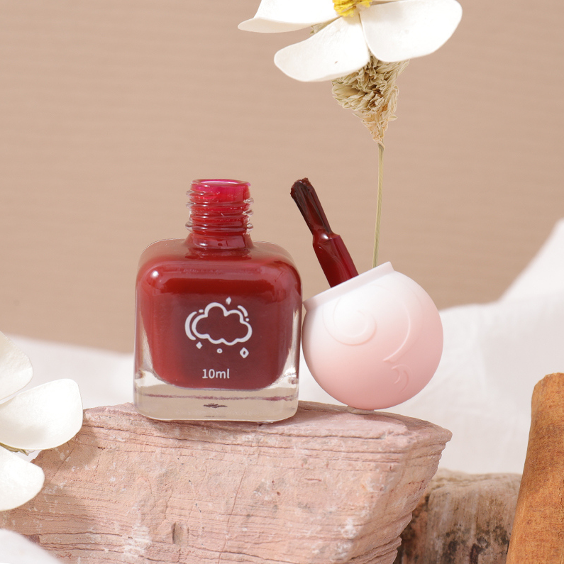Fangtang Yuemeng Oil-based Nail Polish -08 Red tea color