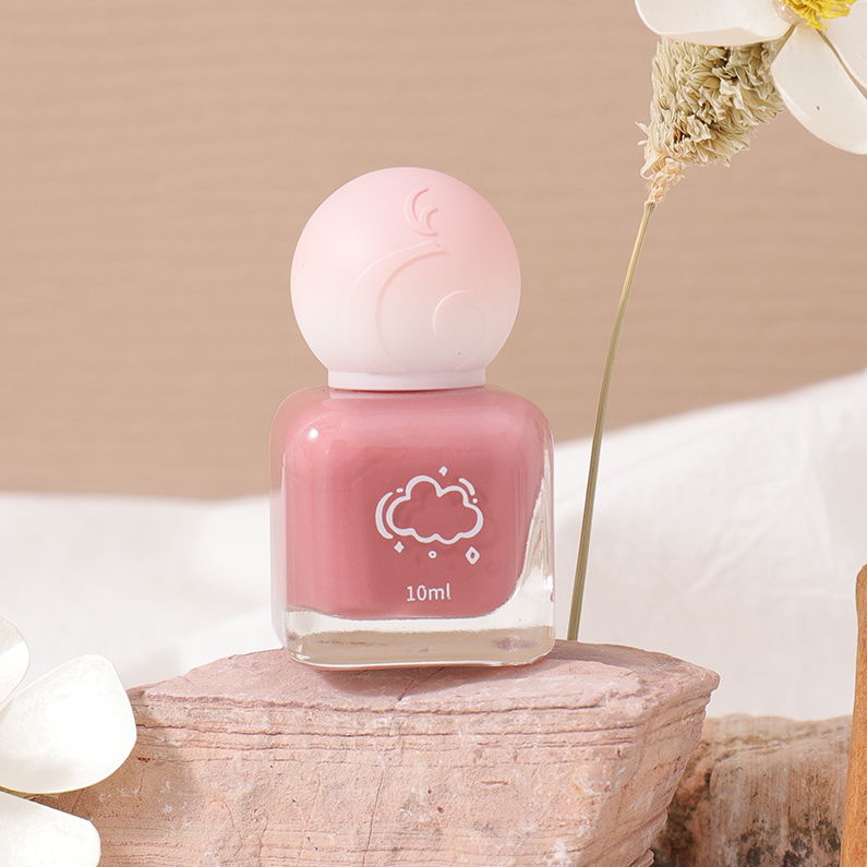Fangtang Yuemeng Oily Nail Polish -07 Red Bean Paste Powder
