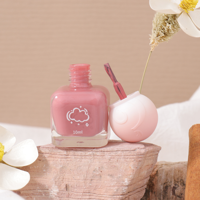 Fangtang Yuemeng Oily Nail Polish -07 Red Bean Paste Powder