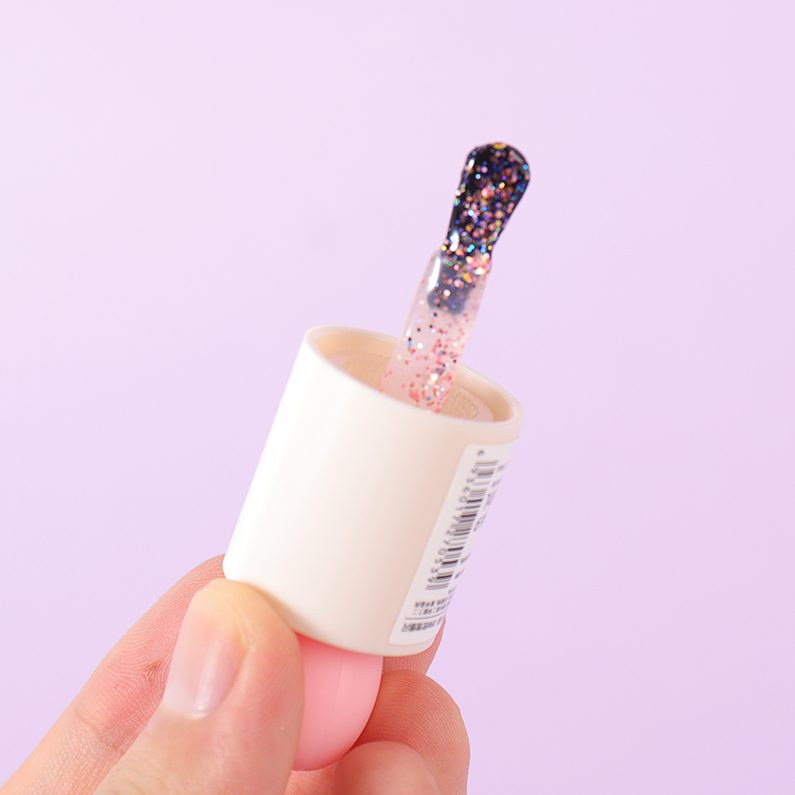 Flower Sweetheart Oily Nail Polish 09# Rose Sparkling