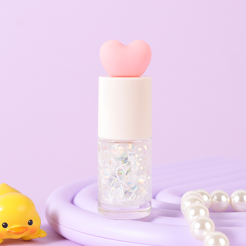 Flower Sweetheart Oily Nail Polish 01# Starlight Flowing Light
