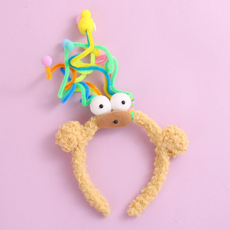 Cute Big Eye Plush Headband