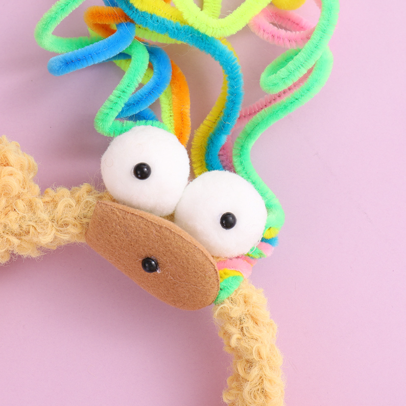 Cute Big Eye Plush Headband