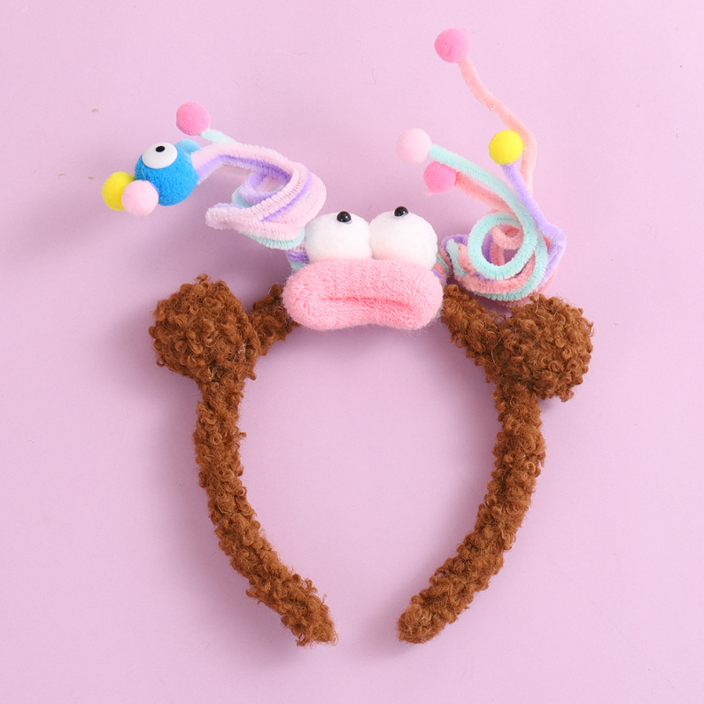 Cute Sausage Mouth Plush Headband
