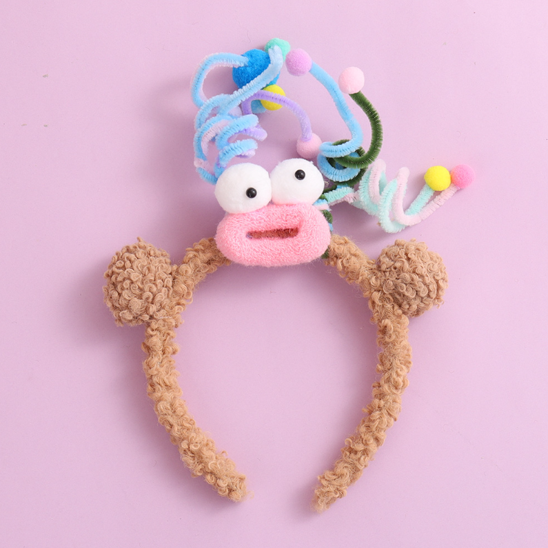 Cute Sausage Mouth Plush Headband
