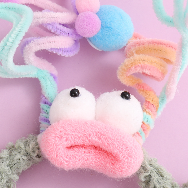 Cute Sausage Mouth Plush Headband