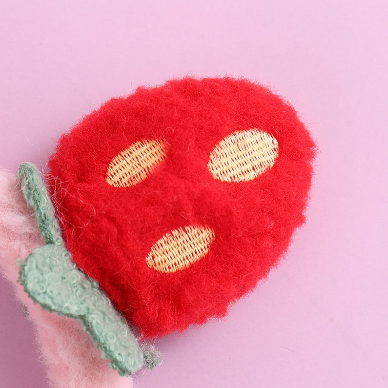 Strawberry Ears Plush Headband
