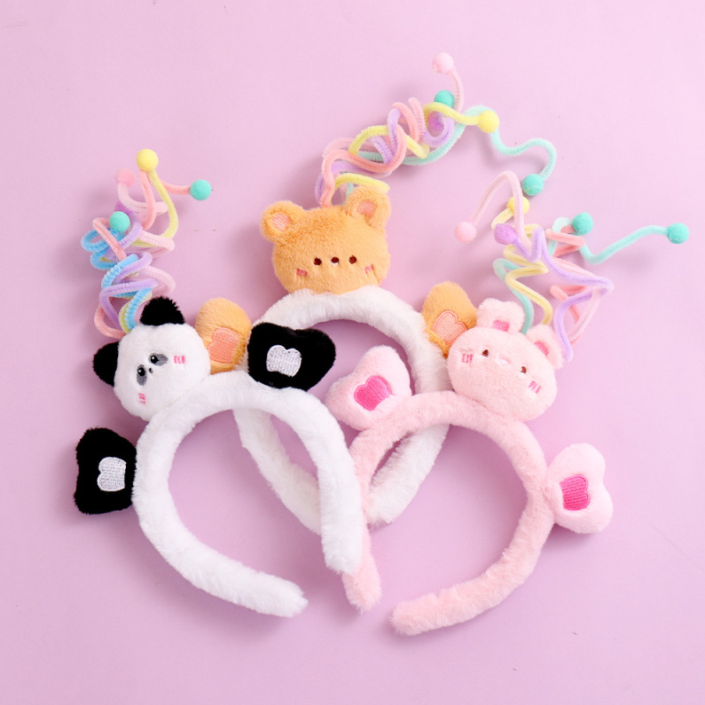 Cute Animals Plush Headband