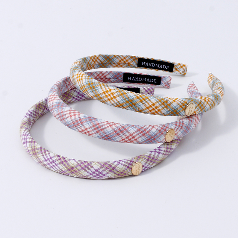 Spring & Summer Plaid Series Thin Headband