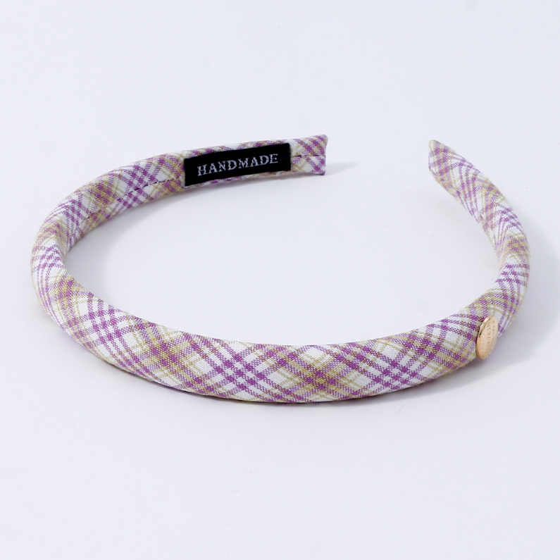 Spring & Summer Plaid Series Thin Headband