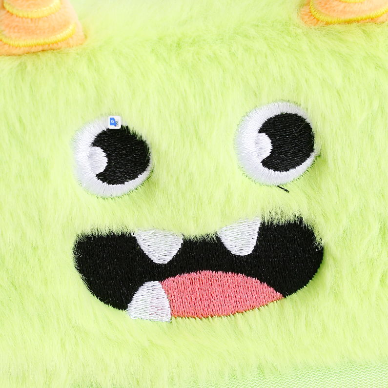 Little Monster Series TOBBY Plush Tissue Box Cover (Green)