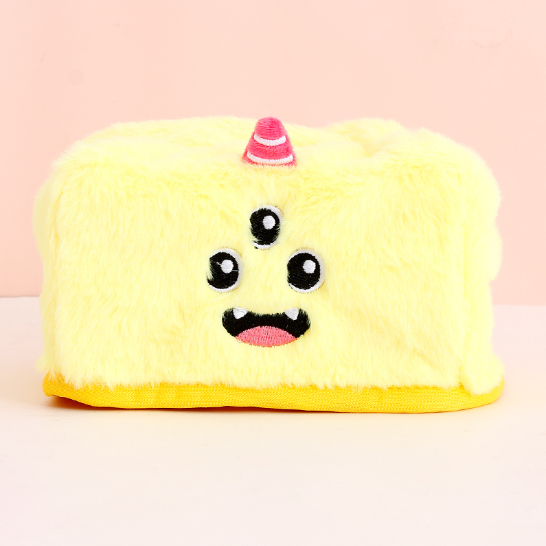Little Monster Series CASPAR Plush Tissue Box Cover (Yellow)