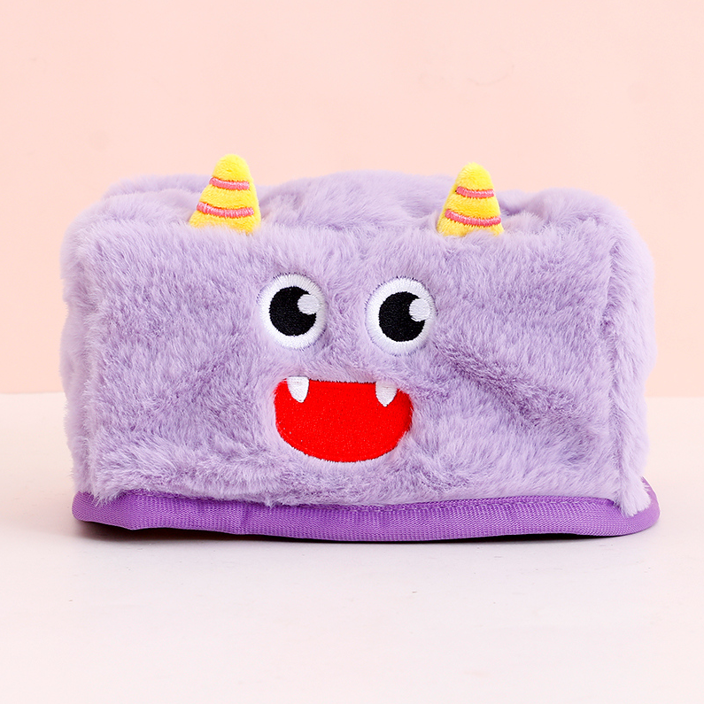Little Monster Series CONMYC Plush Tissue Box Cover (Purple)