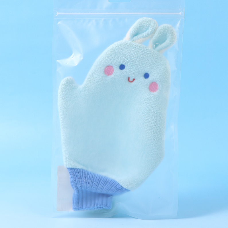 Cute Rabbit Bath Flower Bath Towel (Mixed colors)