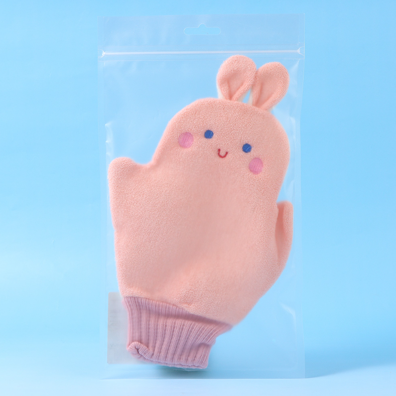 Cute Rabbit Bath Flower Bath Towel (Mixed colors)