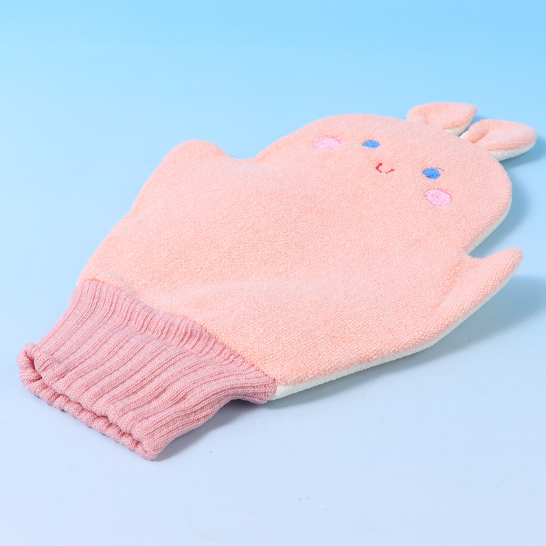 Cute Rabbit Bath Flower Bath Towel (Mixed colors)