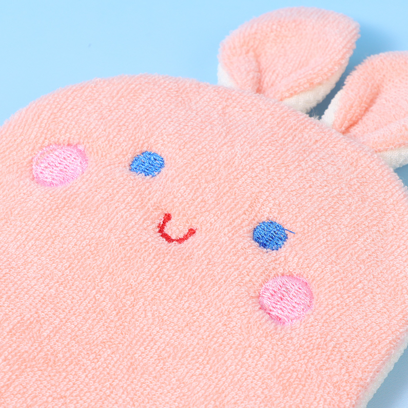 Cute Rabbit Bath Flower Bath Towel (Mixed colors)
