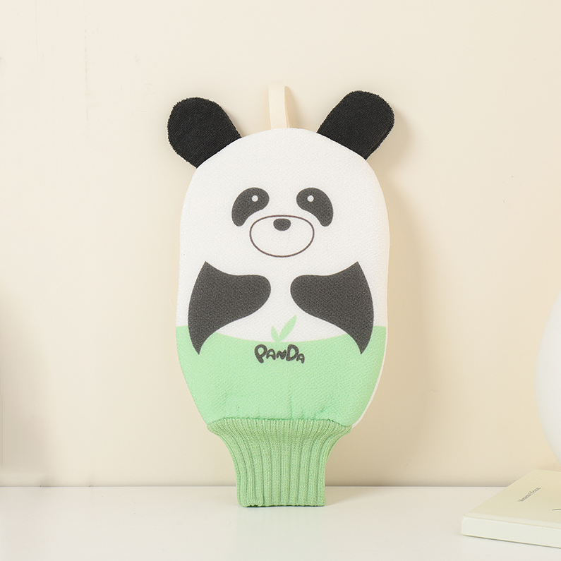 Panda series bath gloves