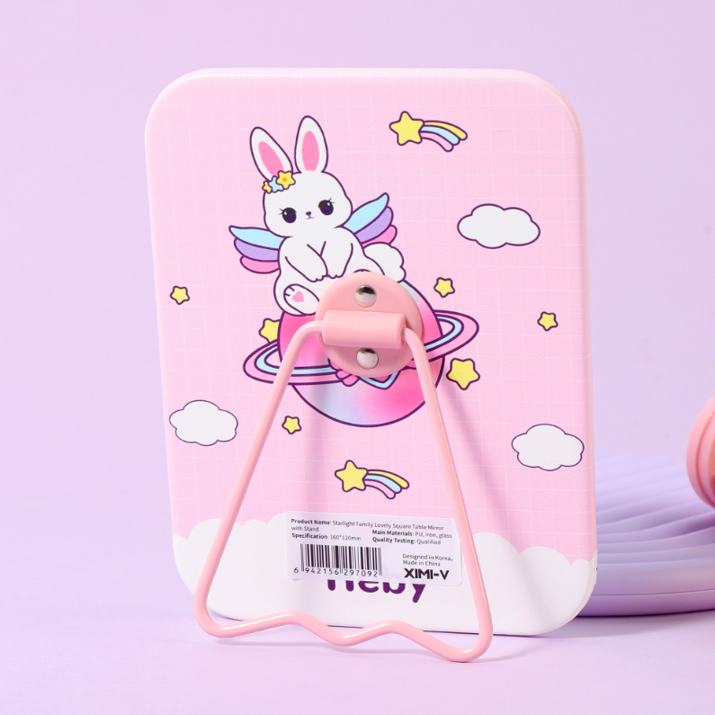 Starlight Family Cute Square stand Mirror (Color mix)