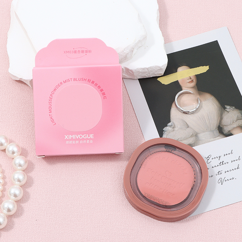 Light Mousse powder Mist Blush 03 Warm Apricot Coral Powder