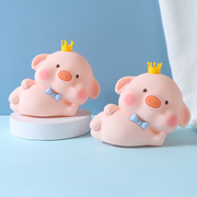 Cute pig clap lamp