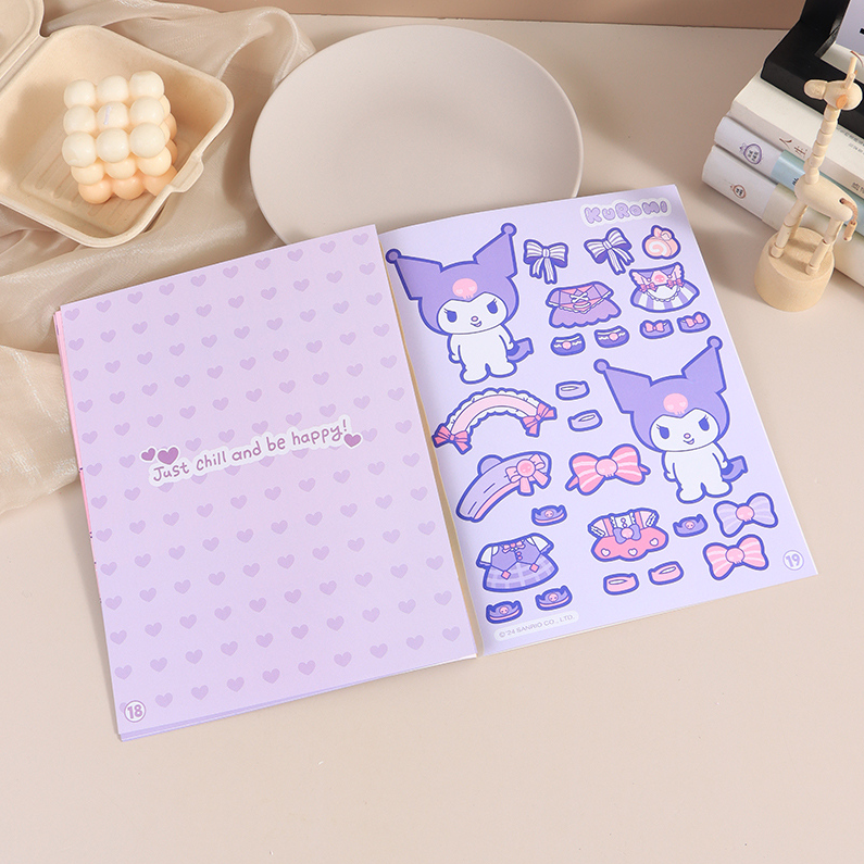 Officially authorized Sanrio costume sticker book